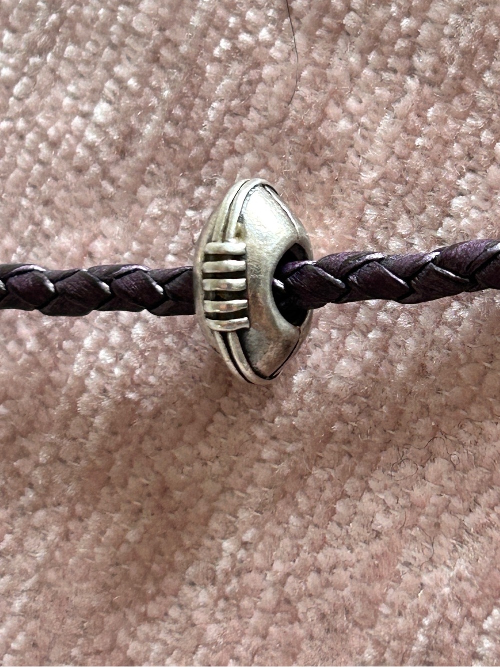 PANDORA Sterling Silver Football Charm #790384 ALE 925 Authentic